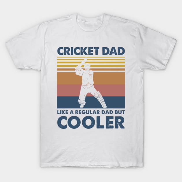 Cricket Dad Vintage Gift Father's Day T-Shirt by Soema
